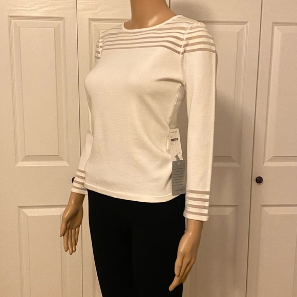 NWT ELIZA J Illusion Dressy Top - Picture 9 of 11